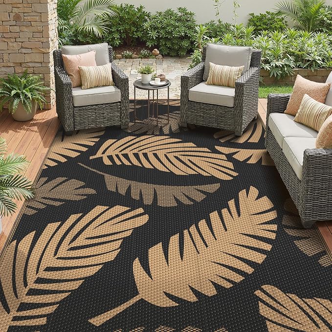GENIMO Waterproof Outdoor Rug 9' x 12' by GENIMO