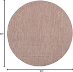 SAFAVIEH Outdoor Round Rug 5'3" - Image 2