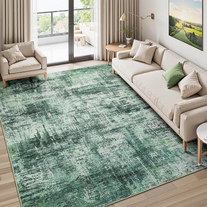 Lofus 5x7 Area Rug for Living Room, Neutral Modern Washable Carpet for Bedroom by Lofus