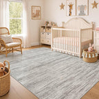 Nakagishi 10X12 Area Rugs Living Room: Washable Large Vintage Rug Neutral - Image 7