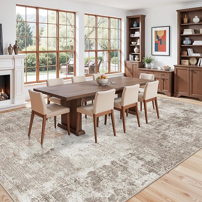 12x14 Area Rug for Living Room – Washable Non-Slip Soft Extra Large Carpet for - Image 5