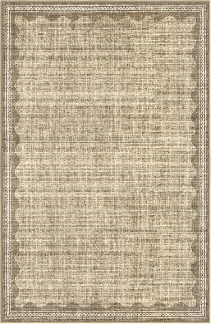GarveeHome Scalloped Washable 8x10 Rug - Image 5