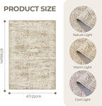 Area Rugs 4x6 for Living Room, Non-Slip Backing Small Kids Rugs for Bedroom - Image 2