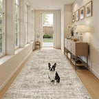 Soalmost Hallway Runner Rug 4x8 Wide: Washable Thin Runners - Image 2