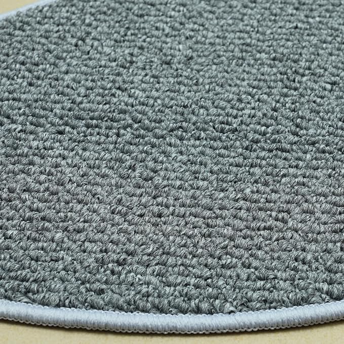Half Circle Dirt Trapping Door Mat 36x18, 3D Scarping Surface Doormat - Image 3