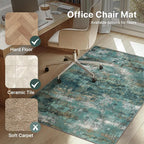 48"x72" Office Chair Mat for Hardwood Tile Floor, Under Desk Carpet Protector - Image 3