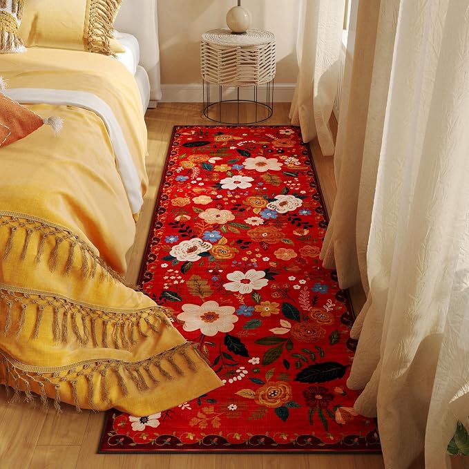 Rugcomf Runner Rug for Hallways Kitchen Rug Non Slip 2'x 6' Washable Runner Rugs - Image 5