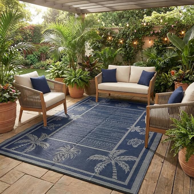 Garvee Outdoor Rug 5x8 Waterproof - Image 8