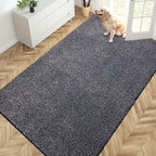 PURRUGS Easy Care Area Rug 4.5ft x 7ft, Non-Slip Washable Entryway Rug by PURRUGS