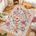 DUKINO 6x9 Area Rug, Floral Rugs - Image 3