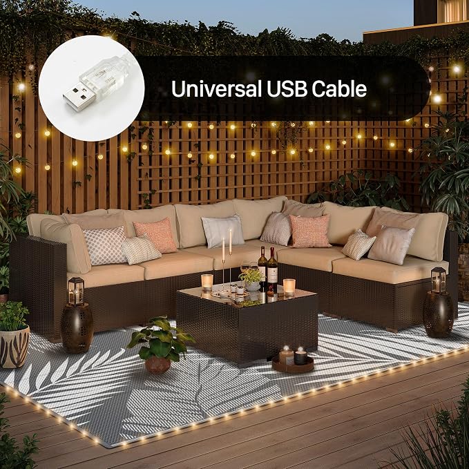 GENIMO Outdoor Rug 8' x 10' Waterproof - Image 4