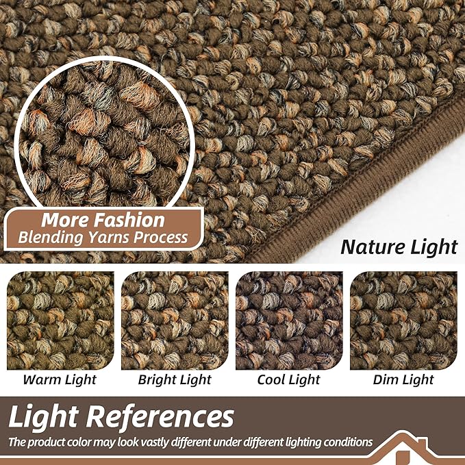 BEQHAUSE Dirt Trapper Door Mat 24" x 60", Non-Slip Washable Doormats Entrance - Image 5