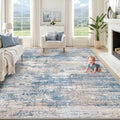 XLUEZ 8x10 Area Rugs for Living Room, Washable Modern Abstract Large Area Rug by XLUEZ