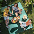 Lahome Plastic Coastal Coral 9x12 Outdoor Rug, Large Waterproof Outdoor Rug - Image 7