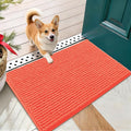 OLANLY Dog Door Mat for Muddy Paws 24x16, Ultra Absorbent Chenille Mud Doormat by OLANLY
