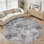DMOYEST 10ft Round Area Rug Living Room Rugs by DMOYEST