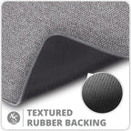 Bath Mat, Ultra Thin Bathroom Rugs, Rubber Bath Mats - Image 4