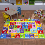 KC Cubs 8x10 ABC Alphabet ASL Sign Language Rug – Educational Non-Slip Carpet - Image 7