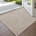 DEXI Ultra Thin Door Mat Indoor Entrance 17x30, Non Slip Rubber Backed Entryway by DEXI