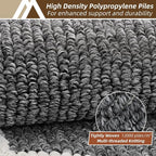 COSY HOMEER Kitchen Rugs Non-Slip 24x35/24x60 Inch Thick Polypropylene Standing - Image 3