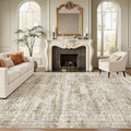 Soalmost Area Rug 10x12 Vintage Washable Living Room Large Carpet Non Slip by Soalmost