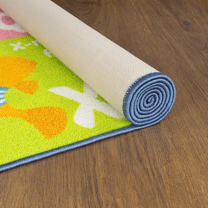 KC Cubs 5x7 ABC Alphabet Animal Rug – Educational Non-Slip Play Mat - Image 10