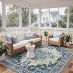 GENIMO Outdoor & Indoor Area Rug 9'x12', Waterproof, Non-Shedding, Easy Cleaning - Image 3
