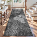 3x10 Black Rug Runners for Hallways Kitchen Runner Rug Non Slip Washable Black by OmpaaHomeDecor