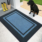PURRUGS Dirt Trapping Door Mat 20" x 32", Non-Slip Machine Washable Entryway Rug by PURRUGS