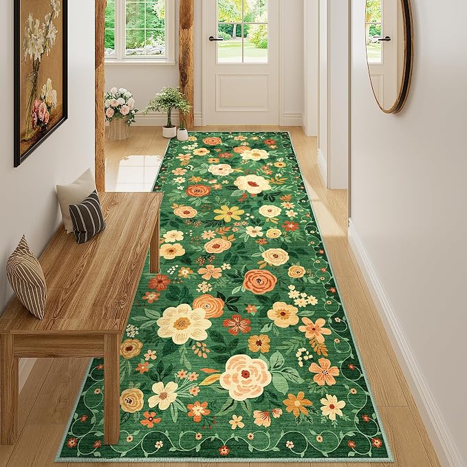 DUKINO 3x8 Runner Rug, Washable Rug - Image 6