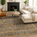 Washable 9x12 Living Room Rug by HazoHaus