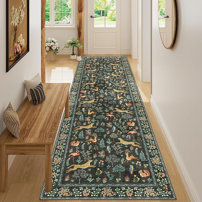 DUKINO 3x10 Washable Runner Rug - Image 5