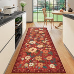 DUKINO 2x6 Runner Rug for Hallway, Washable Kitchen Runner Rug by DUKINO