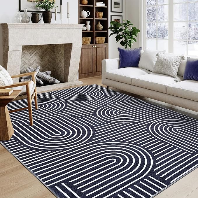 ROYHOME Washable Rug 5x7 Area Rugs by ROYHOME