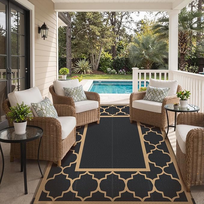 GENIMO 6' x 9' Outdoor Rug Waterproof - Image 6