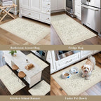 Kitchen Rug Sets 3 Piece, Washable Non-Slip Farmhouse Kitchen Mats - Image 5