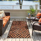 GENIMO Outdoor Rug for Patio Clearance, Waterproof Reversible Fall Doormat - Image 6