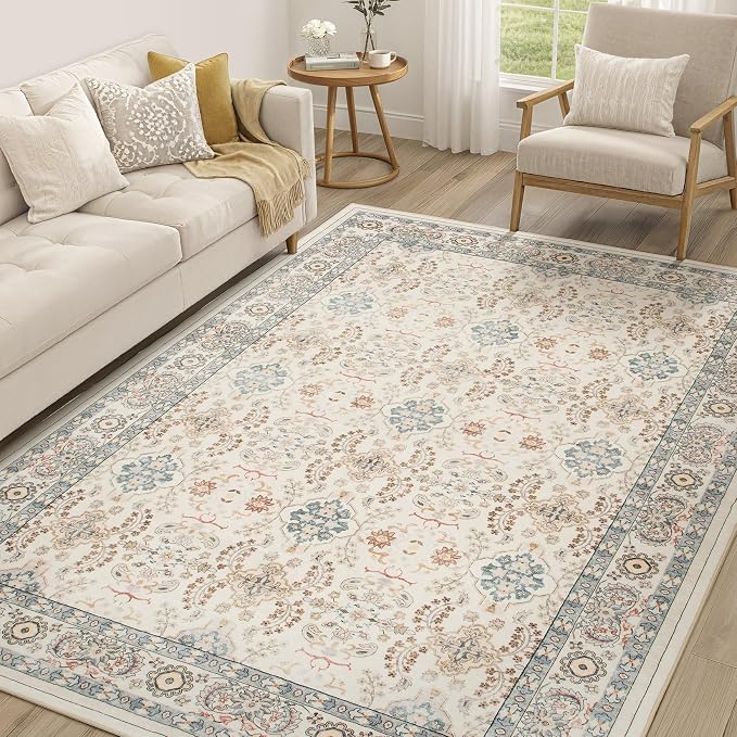 Vintage Living Room Area Rug 5x7 by COTILED