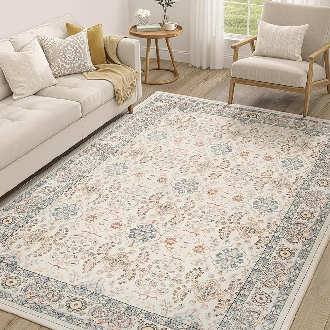 Vintage Living Room Area Rug 6x9 by COTILED