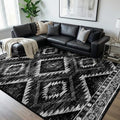 BESTSWEETIE Area Rug 8x10 Rug Machine Washable Non-Slip Low Pile Print Pattern by BESTSWEETIE