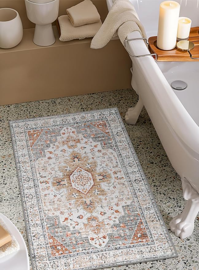 Moynesa Ultra-Thin Washable Entryway Rug 2x3 Rug, Small Kitchen Rugs - Image 7
