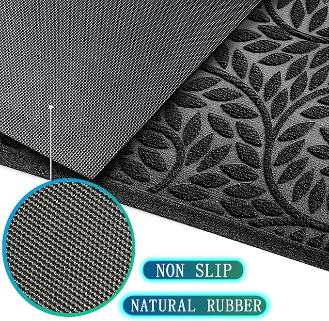 Bulijojo Front Door Mat Entrance, Durable Heavy Duty Welcome Mat, Thick - Image 5