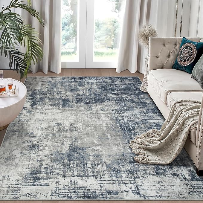 5x7 Area Rugs for Living Room Rug Washable: Modern Rug for Dining Room Bedroom by Aelenmu
