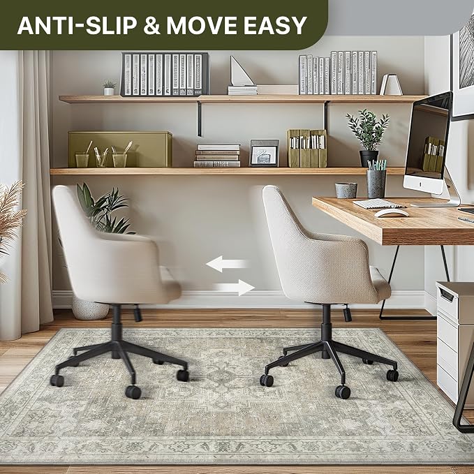 36"x48" Office Chair Mat for Hardwood Tile Floor, Under Desk Carpet Protector - Image 5