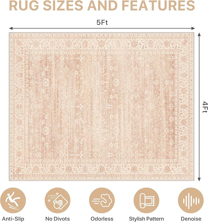 48"x60" Office Chair Mat for Hardwood Tile Floor, Under Desk Carpet Protector - Image 9