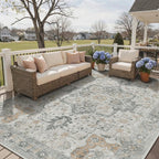 GENIMO Outdoor & Indoor Area Rug 10'x14', Waterproof, Non-Shedding, Easy - Image 6
