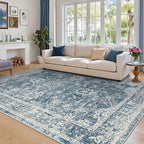 Madane 8x10 Area Rugs for Living Room, Machine Washable Vintage Rug - Image 4