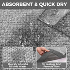 YDKGL Kitchen Rugs Mat Non Slip Washable, 0.4" Thick Anti Fatigue Cushioned - Image 6