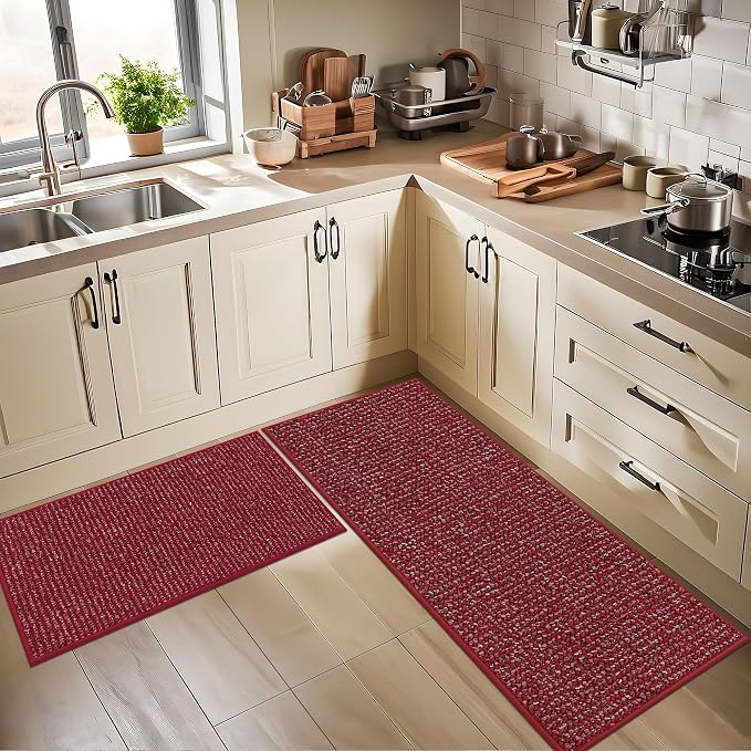 BEQHAUSE Kitchen Rugs 24"x36", Non-Slip Kitchen Mats - Image 8