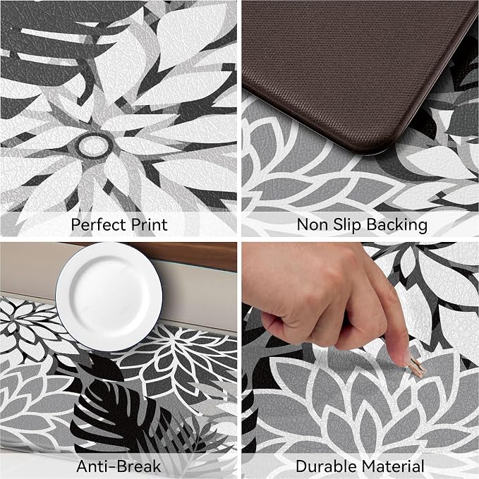 Arenarug Kitchen Mats for Floor 2 Piece Cushioned Anti Fatigue Kitchen Mats - Image 9